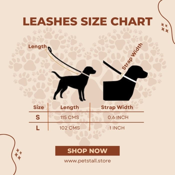 Leash Size Chart for Dogs